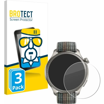 Afbeelding van BROTECT Glas Screenprotector voor Huami Amazfit Balance Gehard Beschermglas 9H (3 Stuks)