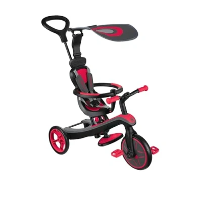 Afbeelding van GLOBBER Driewieler EXPLORER TRIKE 4in1 rood