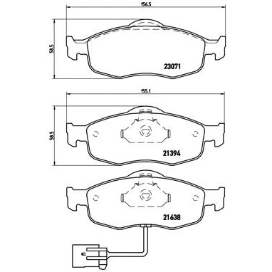 Afbeelding van Brembo Remblokset P 24 034