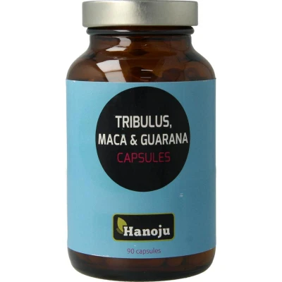 Afbeelding van Hanoju Tribulus Maca Guarana Extract, 90 Veg. capsules