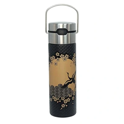 Afbeelding van Eigenart LEEZA Komorebi 11019 Dubbelwandige thermosdrinkfles van roestvrij staal met sportsluiting en zeef, BPA vrij, 500 ml