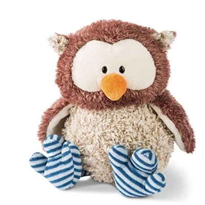 Afbeelding van NICI Knuffel uil Oscar met draaibaar hoofd 35cm