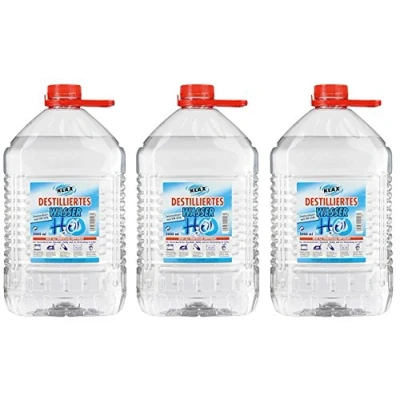 Afbeelding van VECARO gedestilleerd water 15 liter 3 jerrycans van elk 5