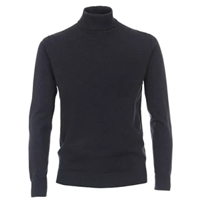 Afbeelding van Redmond Rollkragen Trui, Heren, Maat: Large, Blau