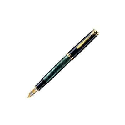Afbeelding van Pelikan 979450 Souverän vulpen M600 zwart groen M