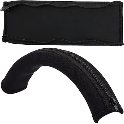 Afbeelding van ATH M50X Hoofdband Cover Vervanging Protector Compatibel met Audio Technica M30 M40 M50 M50S M40X M20X M30X Hoofdtelefoon (Zwart + Geen Gereedschap Nodig)