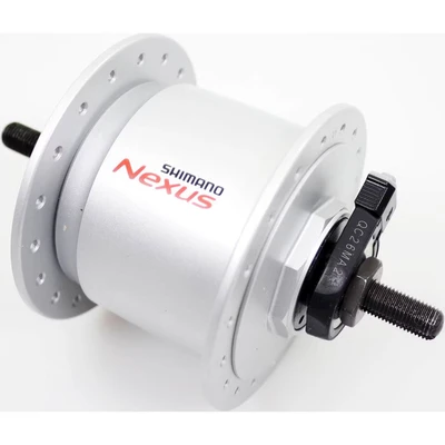 Afbeelding van Shimano Dynamo Naaf 100/36 Zilver Dh C3000 6V/3.0W Moer
