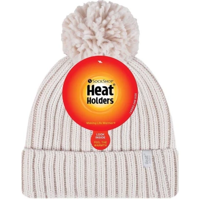 Afbeelding van Heat Holders Ladies pom hat arden creme one size 1 stuks