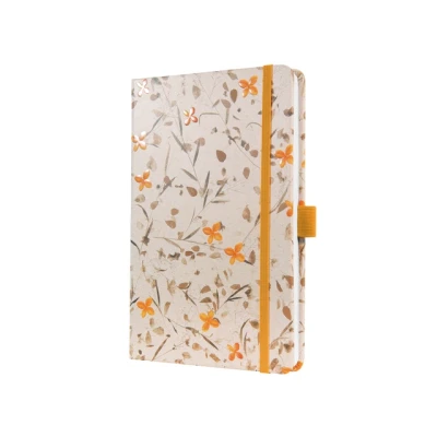 Afbeelding van Sigel notitieboek Jolie A5 hardcover 174 pagina&#039;s 80 grams lijn Bloom Yellow SI JN341
