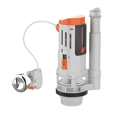 Afbeelding van Ibergrif M20522 Toilet Dual Flush Valve met Drukknop Systeem Vervanging Verstelbare