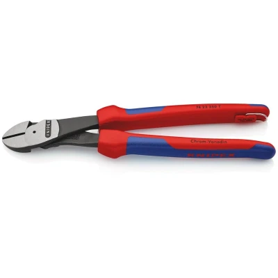 Afbeelding van Knipex 7422250TBK Kracht Zijsnijtang met borghaak 250mm