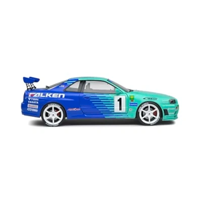 Afbeelding van Nissan Skyline GT R (R34) Falken #1 JGTC 2001 1:18 Solido
