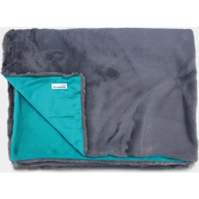Afbeelding van Doodlebone Hondendeken 100 X 150 Cm Polyester Grijs/blauw