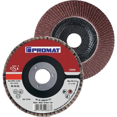 Afbeelding van Promat lamellenslijpschijf 115mm K80 4000841503