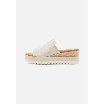 Afbeelding van TOMS Diana MULE Muiltjes met hak, Dames, Maat: 37, Natural Textiel