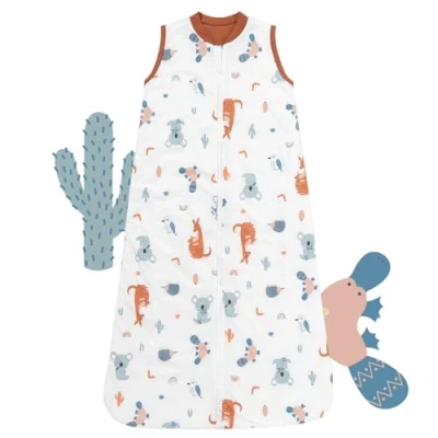 Afbeelding van schlummersack Slaapzak voor baby&#039;s, zomer, 80 cm, dunne kangoeroezak, babyslaapzak, 1,0 TOG, 1 babyslaapzak slaapzak, baby, katoen, lente