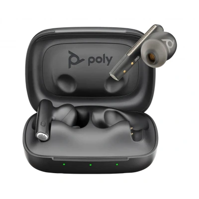 Afbeelding van POLY Voyager Free 60 UC Carbon Black Earbuds +BT700 USB C 7Y8H4AA