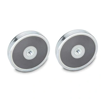 Afbeelding van Ganter Normelemente Bevestigingsmagneten met binnendraad GN 50.4 HF 50 M6 magnetisch materiaal hardferriet 2 stuks