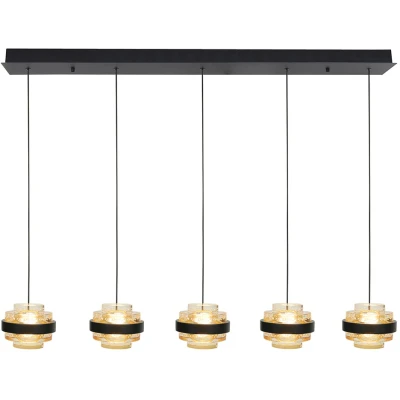Afbeelding van Design Modern 5 lichts Hanglamp Champagne Dynasty