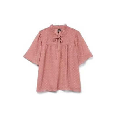 Afbeelding van Vero Moda Vmleah Blouse, Dames, Maat: Large, Nostalgia rose