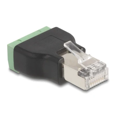 Afbeelding van Delock RJ45 Stecker zu Terminalblock Adapter 4 Pin HQ products