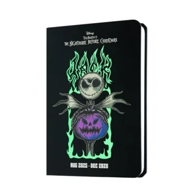 Afbeelding van Grupo Erik Pocket Academic Diary 2025 2026 Week To View Disney Stationery A6 17 Month, Weekly Planner Mid Year The Nightmare Before Christmas Gifts
