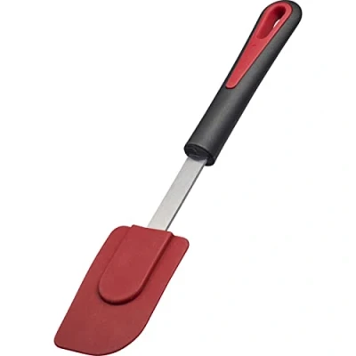 Afbeelding van Westmark Kook en deegschraper, met siliconen kop, hittebestendig tot 200 C/392 F, roestvrij staal/siliconen/kunststof, Gallant, zwart/rood/zilver, 29172270