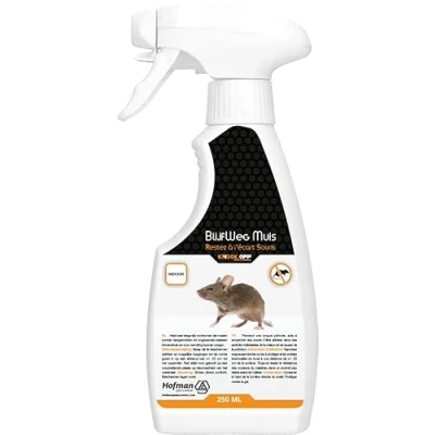 Afbeelding van Knock Pest Control BlijfWeg Muizen Anti muizenspray Muizenbestrijding Onzichtbaar en geurloos Muizenverjager binnen Veilig voor mens dier