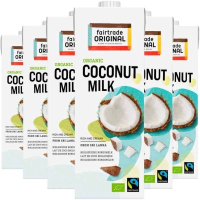 Afbeelding van 6x Fairtrade Original Kokosmelk Biologisch 1 liter