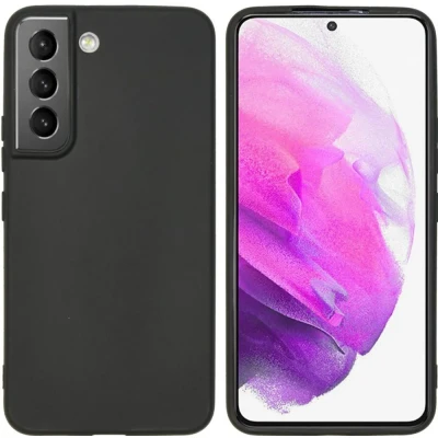 Afbeelding van Accezz Color Backcover Samsung Galaxy S22 Telefoonhoesje Zwart