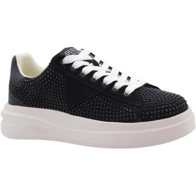 Afbeelding van Guess Sneakers laag, Dames, Maat: 37, Schwarz Leer/ synthetisch