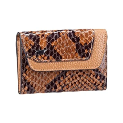Afbeelding van Braun Büffel Leren Sleutelgeval Luise Mini Key Case Wallet Cognac Bruine Veelkleurig