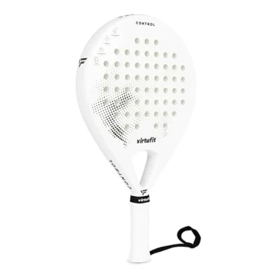 Afbeelding van VirtuFit Control Padel Racket Wit Zwart