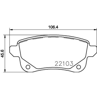 Afbeelding van Brembo Remblokset P 68 064