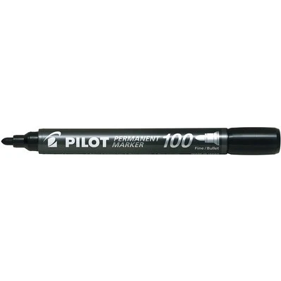 Afbeelding van Pilot permanent marker 100, XXL doos met 15 + 5 stuks, zwart