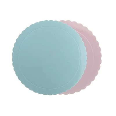 Afbeelding van Dekora Cake Board dubbelzijdig roze/blauw 35 cm