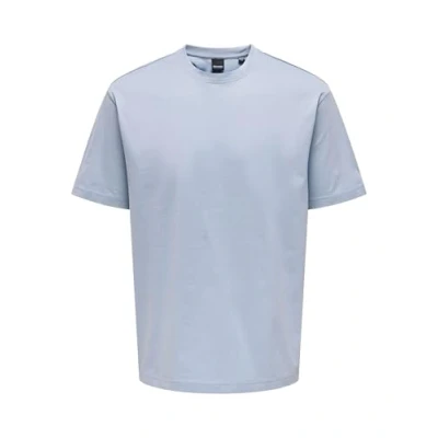 Afbeelding van Only &amp; Sons Onsfred RLX SS NOOS Tshirt basic, Heren, Maat: Medium, Eventide