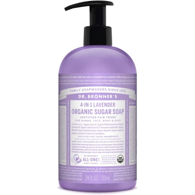 Afbeelding van Dr Bronners Shikakai Zeep Lavendel, 710 ml