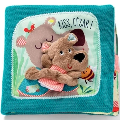 Afbeelding van Lilliputiens Stoffen boek knuffels van Cesar