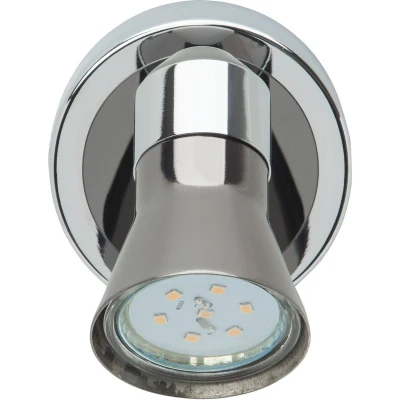 Afbeelding van Brilliant JUPP LED Wandlamp Chroom;Zwart