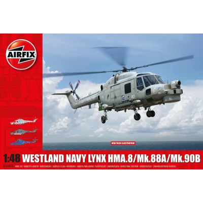 Afbeelding van 1:48 Airfix 10107A Westland Navy Lynx MK.88A/HMA.8/MK.90B Plastic Modelbouwpakket
