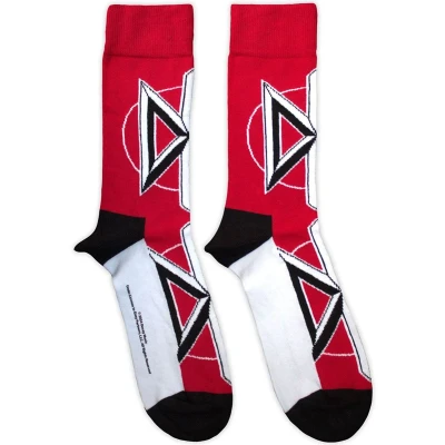 Afbeelding van Dead Kennedys Logo Enkelsokken Rood