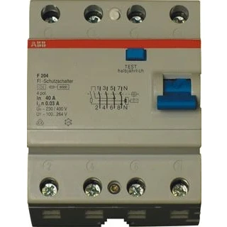 Afbeelding van Abb aardlekschakelaar 4p 25 a 300ma f 204 0 3 2csf204101r3250