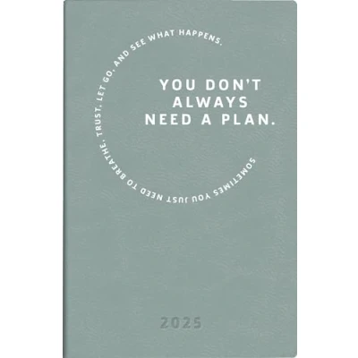 Afbeelding van rido/idé Zakagenda, model partner/industrie, 2025 &quot;Motivation&quot;, 2 pagina&#039;s = 1 week, A7, 224 pagina&#039;s, kunstleren omslag, trendy, flexibel, antraciet