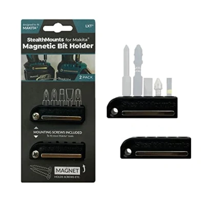 Afbeelding van StealthMounts BH MK BLK 2 Magnetische Bithouder Voor Machines Makita LXT Zwart pack