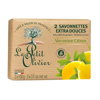 Afbeelding van Le Petit Olivier Zepen, extra zacht, ijzerkruid citroen, 2 x 100 g