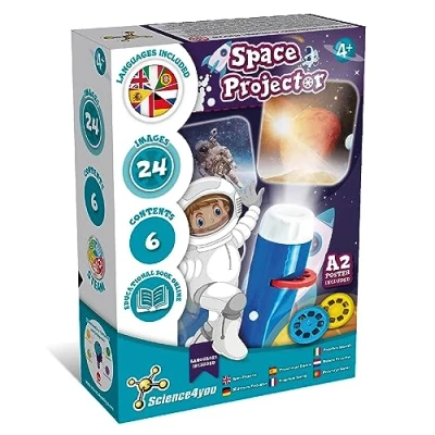 Afbeelding van Science4you Ruimteprojector voor kinderen Zonnestelsel en planetenprojector kinderen, planetenprojector, ruimtespeelgoed spellen, cadeau jongen meisje 4+ jaar oud