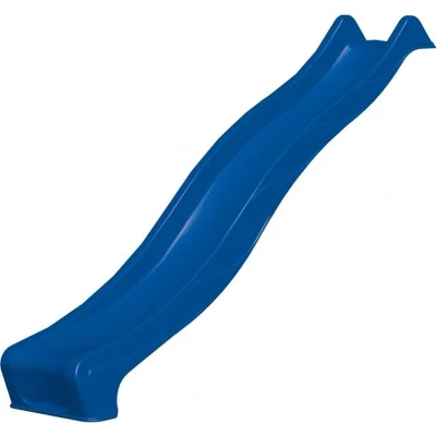 Afbeelding van Glijbaan tuin blauw 240cm voor houten speeltoestellen
