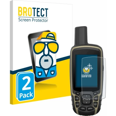 Afbeelding van BROTECT (2 Stuks) Antireflecterende Beschermfolie voor Garmin GPSMAP 65s Anti Glare Screen Protector, Mat, Ontspiegelend