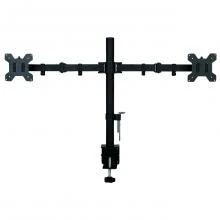 Afbeelding van Monitorbeugel 2 schermen 13 tot 27 inch Standaard L 02N Klem